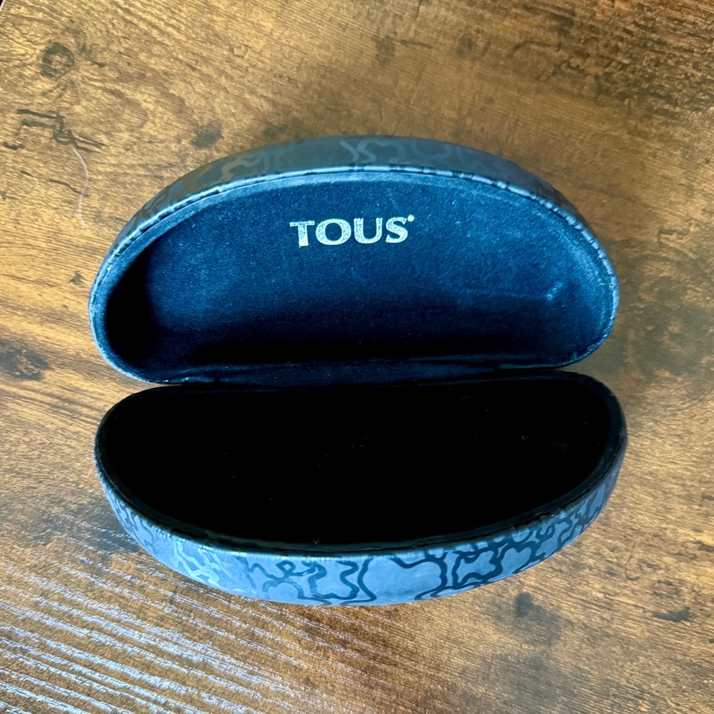 Tous Women's Black and Blue Sunglasses Case